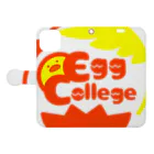 Egg college 物販サークルのEgg college 公式 Book-Style Smartphone Case:Opened (outside)