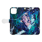 snowfikaのsayo art_05 Book-Style Smartphone Case:Opened (outside)