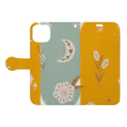  MIRACLE MOONのBOHO MOON Book-Style Smartphone Case:Opened (outside)