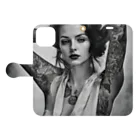 KotoSasaのTattooGirl by KotoSasa Book-Style Smartphone Case:Opened (outside)