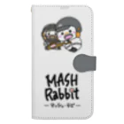 マッシュ・ラビのMASH・Rabbit 手帳型スマホケース