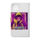 evahmonの光の戦士シリーズ・ひかりちゃん Book-Style Smartphone Case :back