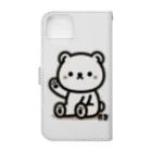 romiromi☆6363のROMIKUMA Book-Style Smartphone Case :back