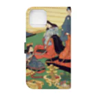 浮世絵ショップ のどぐろ　UKIYOE SHOP NODOGUROの東海道之内　京都御出立 / From the Tokaido, Kyoto departure Book-Style Smartphone Case :back