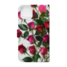 24_Redpink  visual calendarのRedpink 26 Roses 手帳型スマホケースの裏面