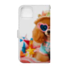 たけさくらのといぷーしか勝たん：BEACH IDOL Book-Style Smartphone Case :back