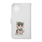 seeeeeの猫ゴルファー2 Book-Style Smartphone Case :back