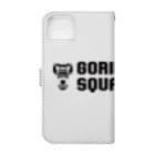 GORILLA SQUAD 公式ノベルティショップのGORILLA SQUAD ロゴ黒 Book-Style Smartphone Case :back