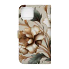 masa_innovatorのElegant Florals Book-Style Smartphone Case :back