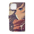 　  　✤ れもん＆ルイ✤の🌼 “Miyuki”  Book-Style Smartphone Case :back