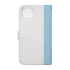 ウチノコジョンのウチノコジョン【blue】 Book-Style Smartphone Case :back