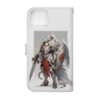 ファンタジー屋の竜獣人の騎士隊長 Book-Style Smartphone Case :back