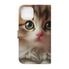 hakutaka289の可愛い猫（数量限定） Book-Style Smartphone Case :back