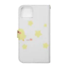 MidoriSMのかわいい鴨マグカップ ひな鳥マグカップ ひよこマグかわいい黄色い鳥カップ Book-Style Smartphone Case :back