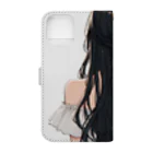 sakaki-tomoeの後ろ姿 Book-Style Smartphone Case :back