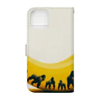 ゴリラショップのThe Mighty Gorilla Sugar Spots Book-Style Smartphone Case :back