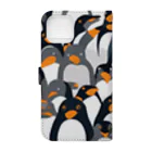 ®️engelionのぎゅぎゅっとペンギン祭り Book-Style Smartphone Case :back