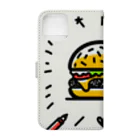 Nのハンバーガーくん Book-Style Smartphone Case :back