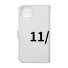 AY-28の日付グッズ　11/14バージョン Book-Style Smartphone Case :back