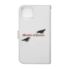 Yellow_SparrowのMurder of Crows Book-Style Smartphone Case :back