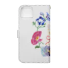 mitsuami_witchのSpring flower&Cat Book-Style Smartphone Case :back