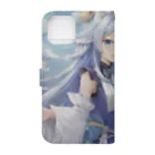 kurokuma39の美少女2 Book-Style Smartphone Case :back