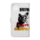 虎毛秋田犬・秋馬とお菊-Shuma and Okikuの秋馬とお菊ch.awesome Book-Style Smartphone Case :back