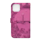 Yu-takuのpink world Book-Style Smartphone Case :back