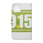 #女子サカマガ by airplantsの9.15m football Book-Style Smartphone Case :back