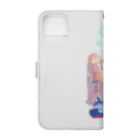 実果の小屋のゆめかわにゃん娘 Book-Style Smartphone Case :back