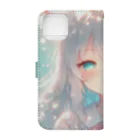 ゆう➰にゃき♥️の白猫さん Book-Style Smartphone Case :back