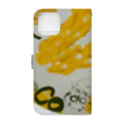 flowerドットsistersのflowerドットsisters Book-Style Smartphone Case :back