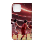 NAOSANの気まぐれ屋の"Final match" Book-Style Smartphone Case :back