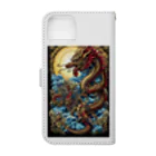 successmaniaのMOON DRAGON Book-Style Smartphone Case :back