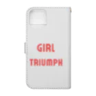 あい・まい・みぃのGirl Triumph-女性の勝利や成功を表す言葉 手帳型スマホケースの裏面