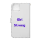 あい・まい・みぃのGirl Strong-強い女性を表す言葉 Book-Style Smartphone Case :back