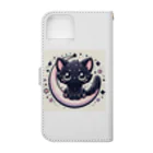 beni35の月猫ミュウミュウ Book-Style Smartphone Case :back