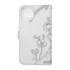 Kotoha-shopの桜の花言葉 Book-Style Smartphone Case :back