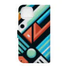 noririnoのVibrant Splash Book-Style Smartphone Case :back