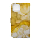 Haru_Pooh_のアルコールインクアート　-YELLOW- Book-Style Smartphone Case :back