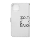 メガへクスのxxZOLTAXIANAIXATLOZxx（白） Book-Style Smartphone Case :back