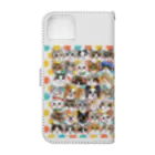 shop あこ猫犬屋のFur Friends 2 Book-Style Smartphone Case :back