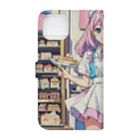 yozoraniyumeoの魔法ケーキ少女 Book-Style Smartphone Case :back