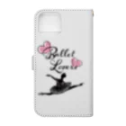 Saori_k_cutpaper_artのBallet Lovers Ballerina Book-Style Smartphone Case :back