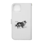 K.Vitaの犬＝安産祈願 Book-Style Smartphone Case :back