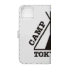 CAMP TEBA公式（7月14日21時まで）のCAMP BEAN応援ギア Book-Style Smartphone Case :back