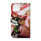 水彩屋のrosa Book-Style Smartphone Case :back