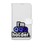 ゆでがえる(非正規こどおじでも底辺セミリタイアできますか?)のI'm QQQ holder. Book-Style Smartphone Case