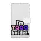 ゆでがえる(非正規こどおじでも底辺セミリタイアできますか?)のI'm TQQQ holder. Book-Style Smartphone Case