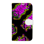 中華呪術堂（チャイナマジックホール）のPsychedelic Tigers Book-Style Smartphone Case